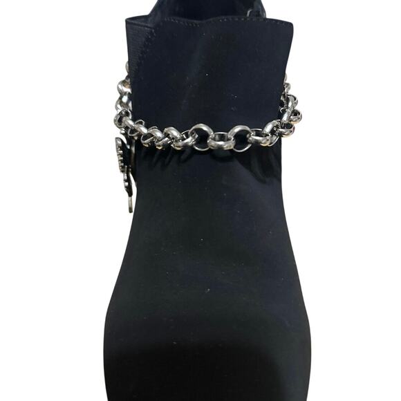 Women’s Boot chain, Silver tone Sorkly Butterfly. 14” Brand New Homemade NWT - Picture 2 of 7